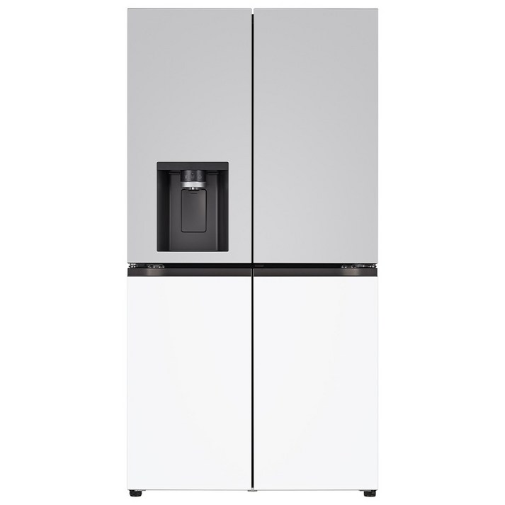 [색상선택형] LG전자 오브제 디오스 4도어 얼음정수기 메탈 냉장고 방문설치 20240109