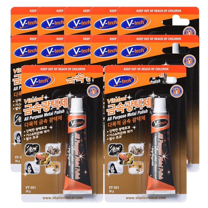 Vtech 금속광택제 30g VT-551, 12개