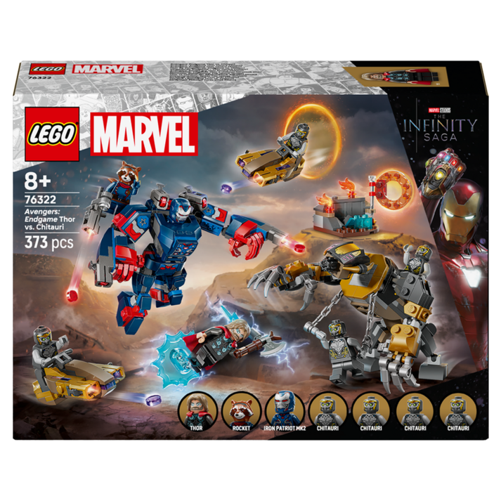 레고 슈퍼히어로 마블 76322 어벤져스  엔드게임 토르 대 치타우리