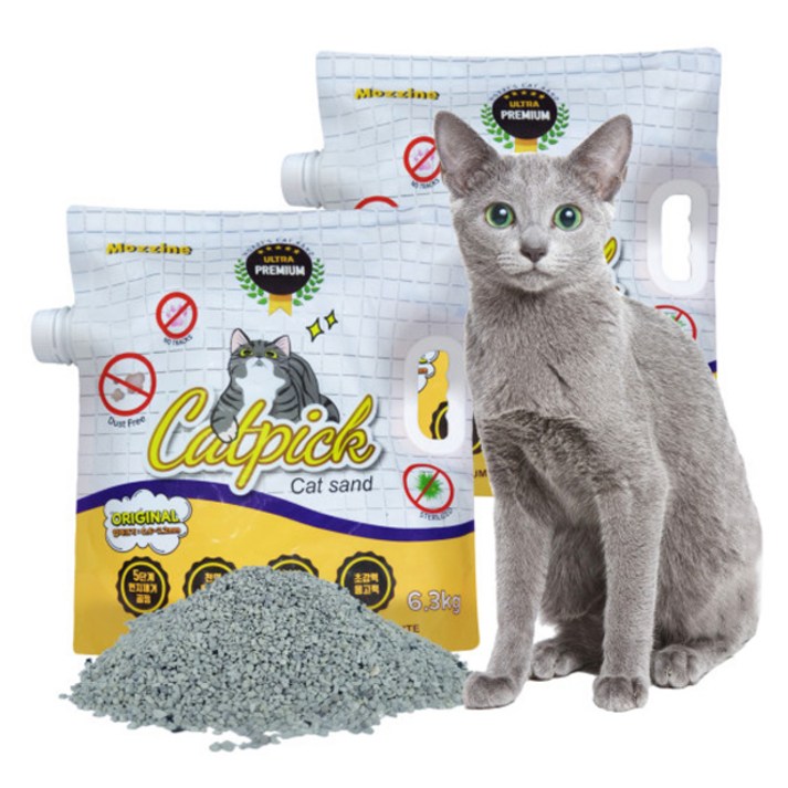 모찌네 응고형 캣픽 프리미엄 벤토나이트 오리지널 고양이 모래 12.6kg, 1개, 12.6kg 20231226