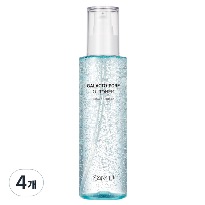 쌔뮤 갈락토 포어 오투 토너, 4개, 180ml