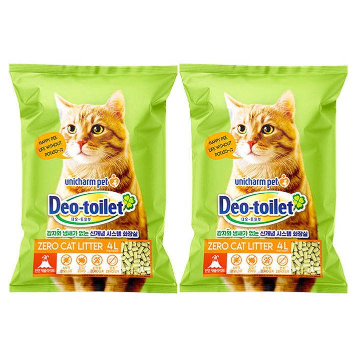 유니참데오토일렛 사막화방지 고양이 모래