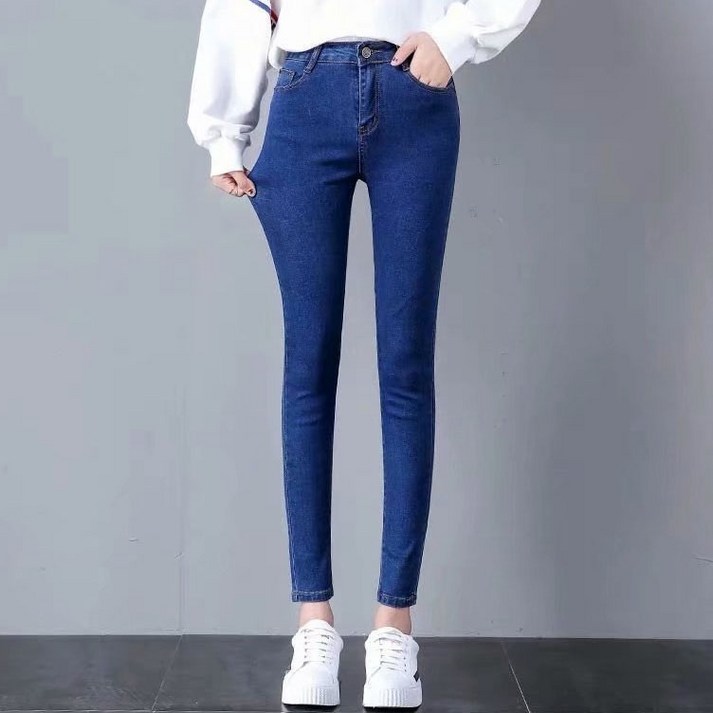 수입 신상 봄 가을 여성용 청바지 레깅스 봄 가을철 수입 스키니 청바지 다양한 스타일링 롱 디자인 발목 몸매 라인 종아리