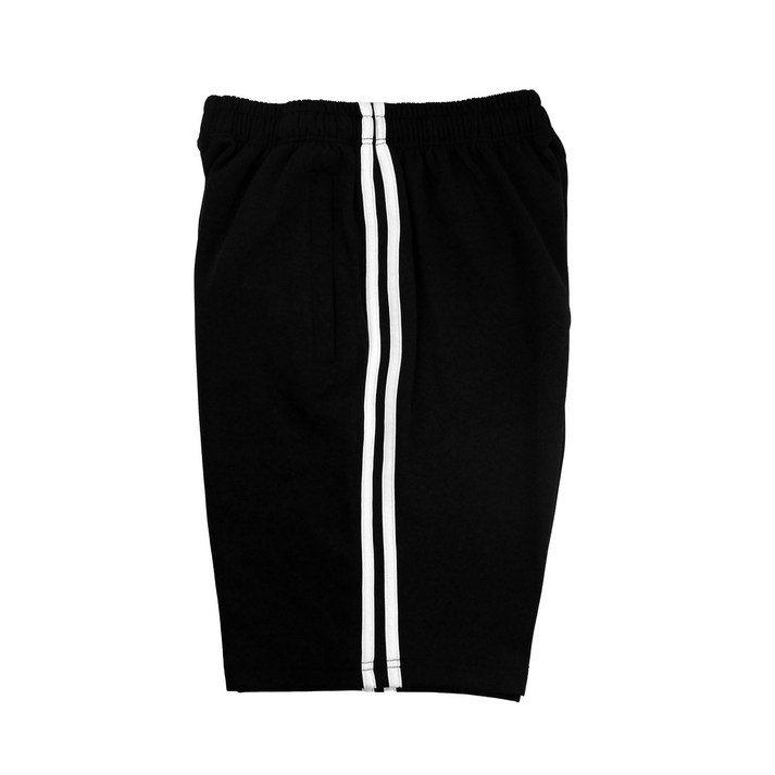 샤이안스포츠 블랙 반바지 흰색2선 체육복 트레이닝복