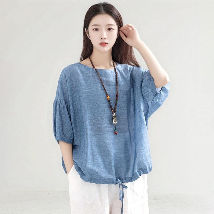 헬리꽁땡 스칼렛 냉감 블라우스 3종