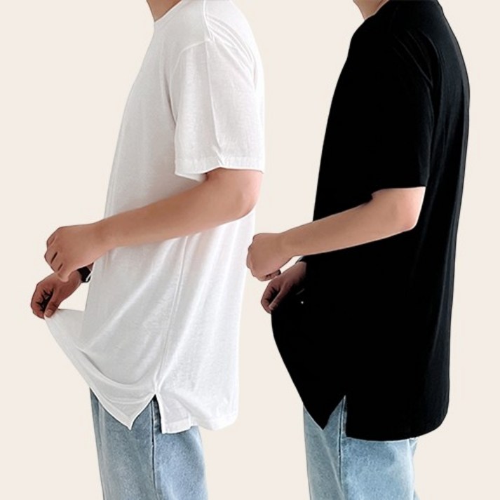 딥스토어 11 레이어드 반팔티 2장 세트 딥스토어 11 레이어드 반팔티 2장 세트