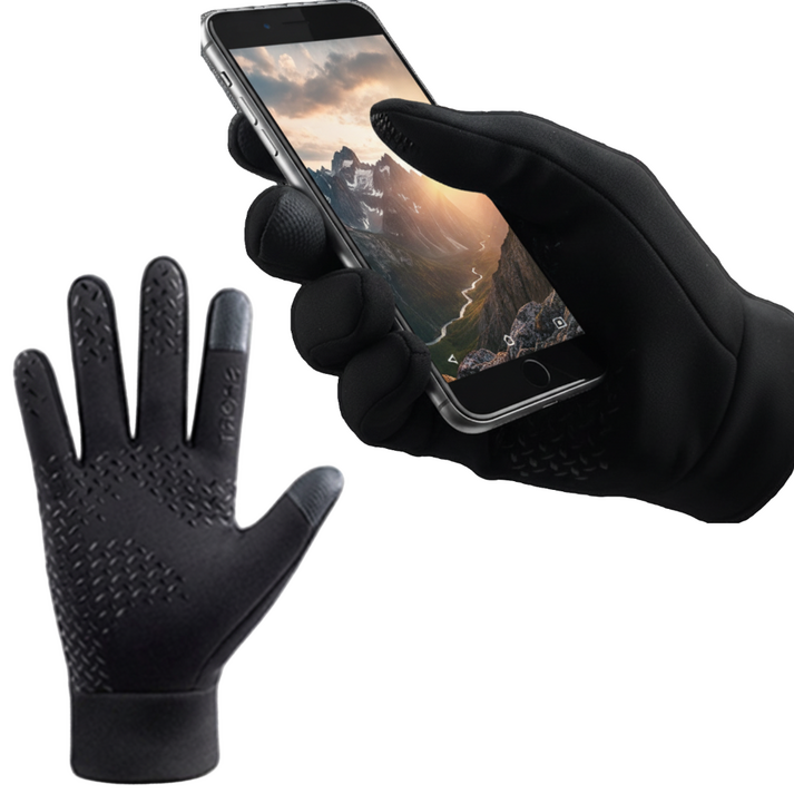 데블리 스마트폰 터치 기능 방한 장갑 오토바이 라이더 자전거 기모 보온