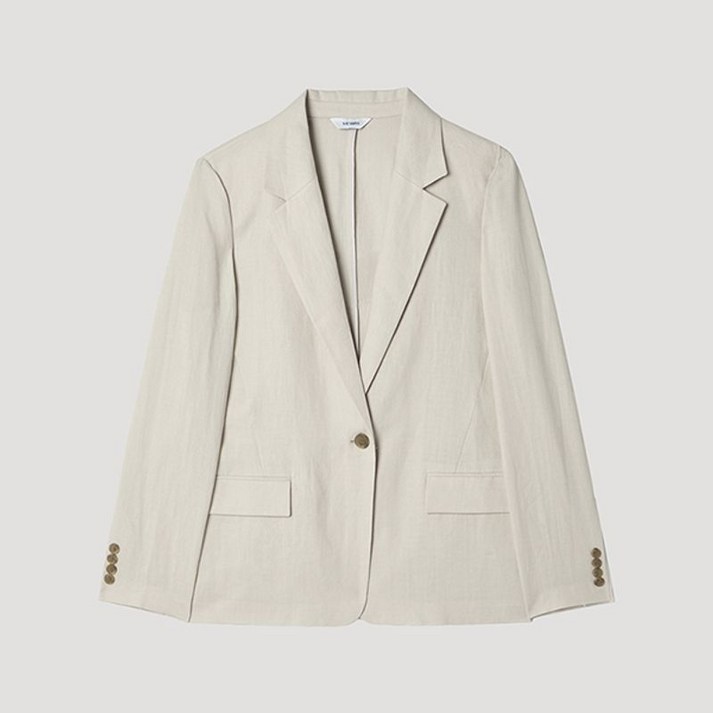 쉬즈미스 린넨 테일러드 자켓 SWWJKP22010 LB