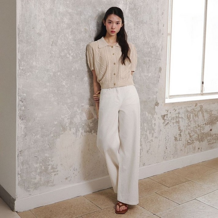 [백화점 정품] 잇미샤 [25 SS] 와이드 데님 팬츠 ITP5ZDP770