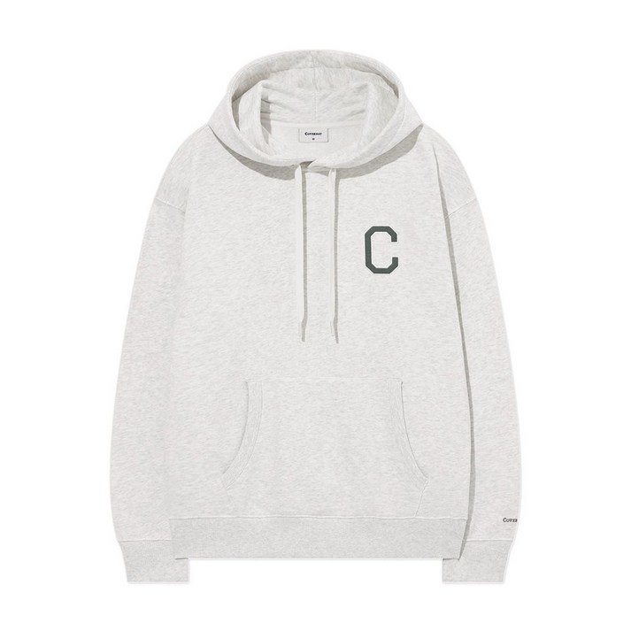 커버낫 남녀공용 C 로고 후드티