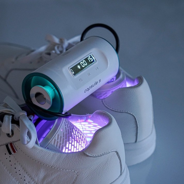 신발살균기 휴대용 신발건조기 무선 캡슐에스 SY-100 / UV살균 탈취 신발냄새제거