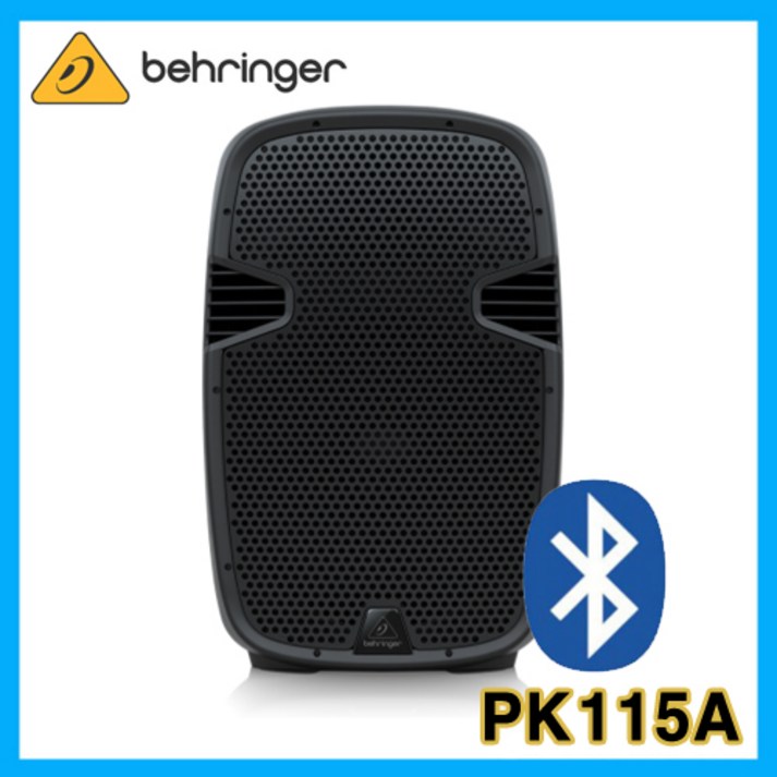 베링거 PK115A 액티브 스피커 15인치 800W 블루투스 앰프내장 프리앰프 이동식 휴대용 이동형 스피커 1개, PK115A 액티브 스피커