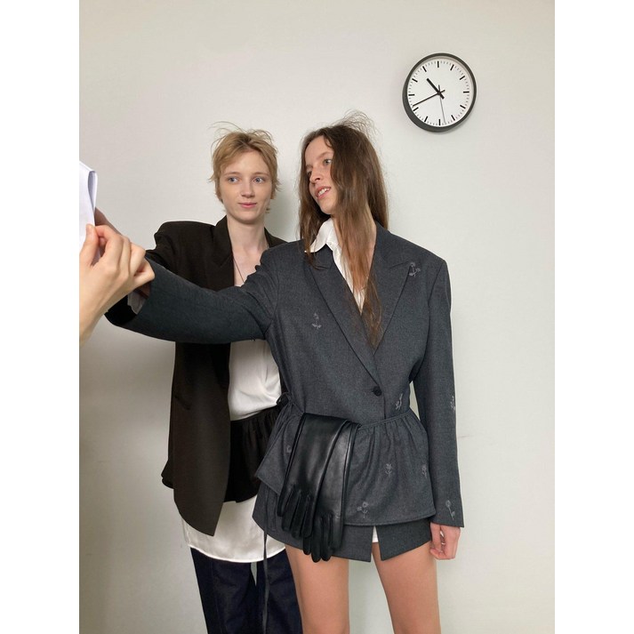 런던플랏 자수 자켓 2color 25FW