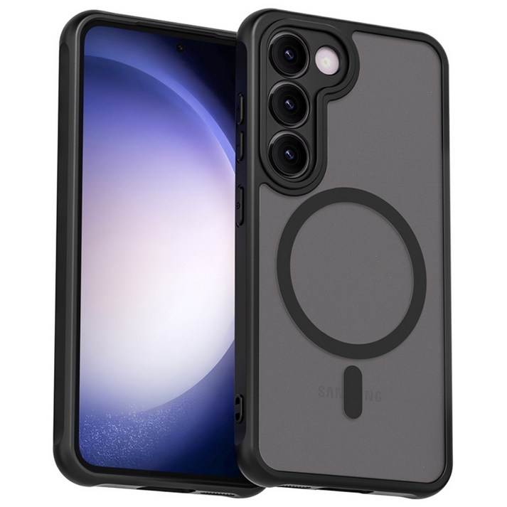 별다섯 핸드폰 맥세이프 반투명 매트 케이스 변색에 강한 자력 마그네틱