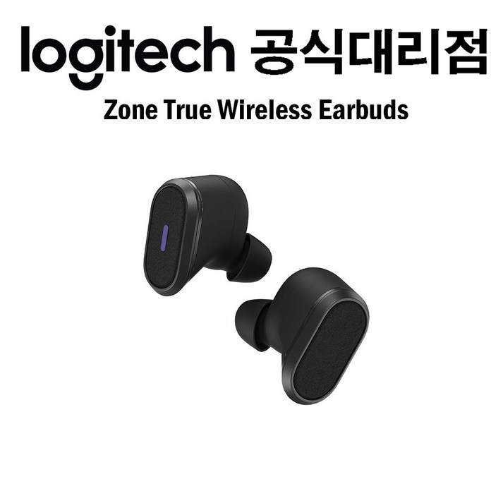 로지텍 국내정품 Logitech Zone True Wireless EARBUDS 블루투스 무선 이어폰 그래파이트