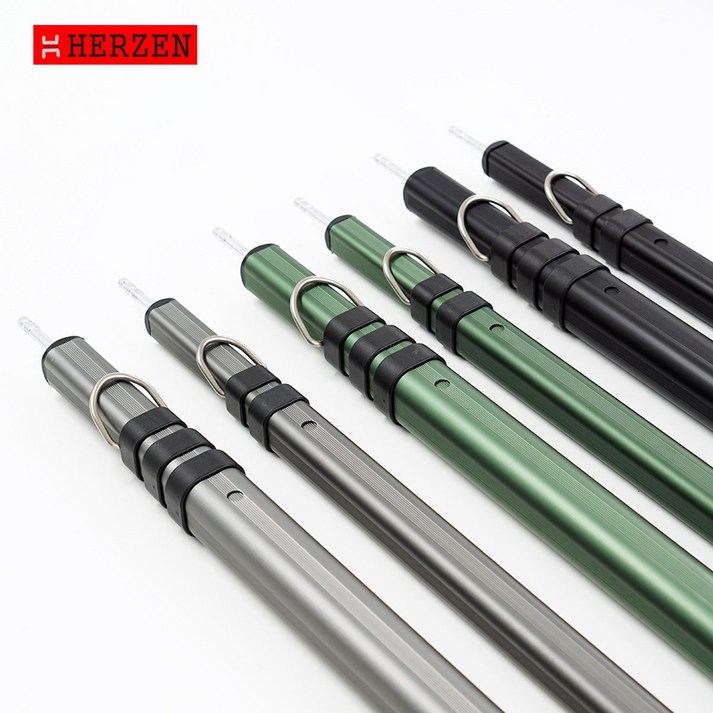 에르젠 슬라이드 D링 알루미늄 타프폴대  풀셋  추가사이드  폴대가방