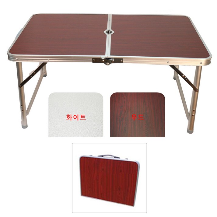 파피앙 캠핑테이블(90*60) 미니테이블 폴딩 테이블 캠핑용품, 미니테이블(90)-우드