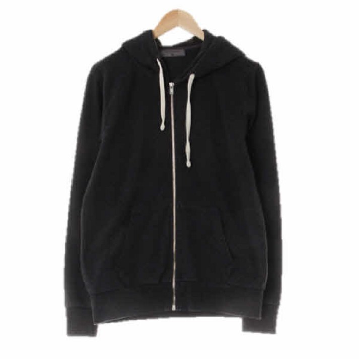 지오다노 9074 다크그레이 면혼방 후드집업 95 수지네 구제