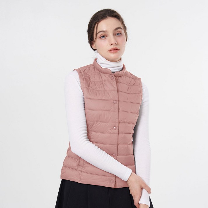 [김영주스포츠] 여성 경량 조끼_겨울정원 웰론 패딩 이너 레이어드 데일리 베스트