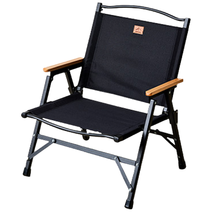 [블랙프라이데이 한정 이벤트] 스마트 무브 초경량 알루미늄 조립식 캠핑체어, 4개, 블랙
