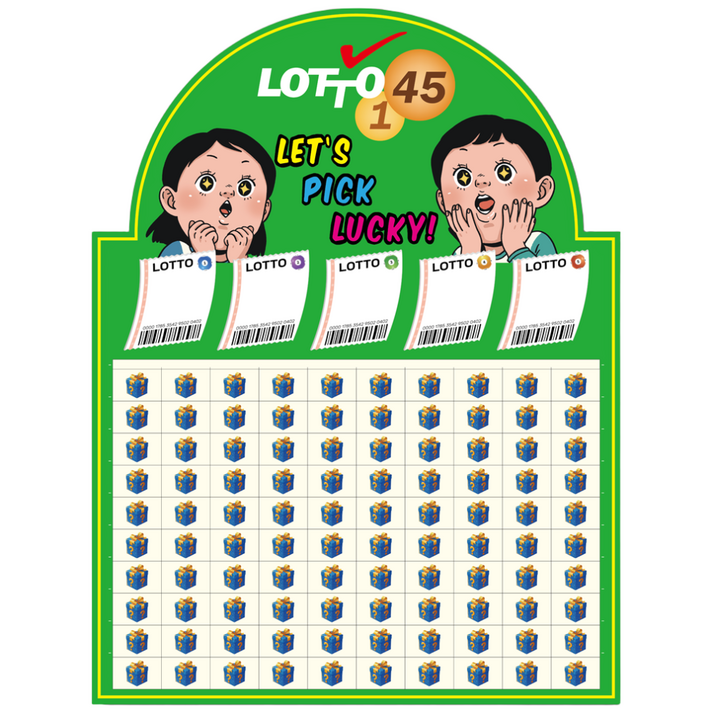 도도한날 빅알맹이 빅사이즈 추억의 뽑기게임 종이뽑기판, 로또 100, 1개