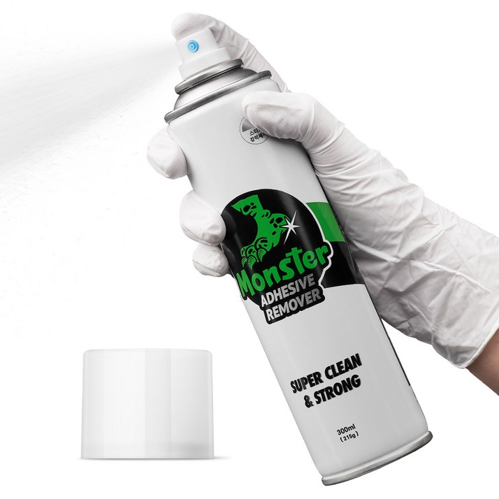 몬스터클리어겔 초강력 끈끈이 접착제 테이프 자국 차량 스티커 제거제 300ml