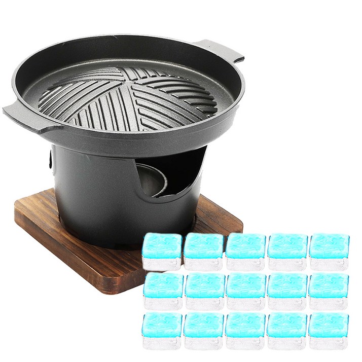 뉴비아 싱글 미니화로 NEWVIAMB1000  에탄올고체연료 30g x 15p