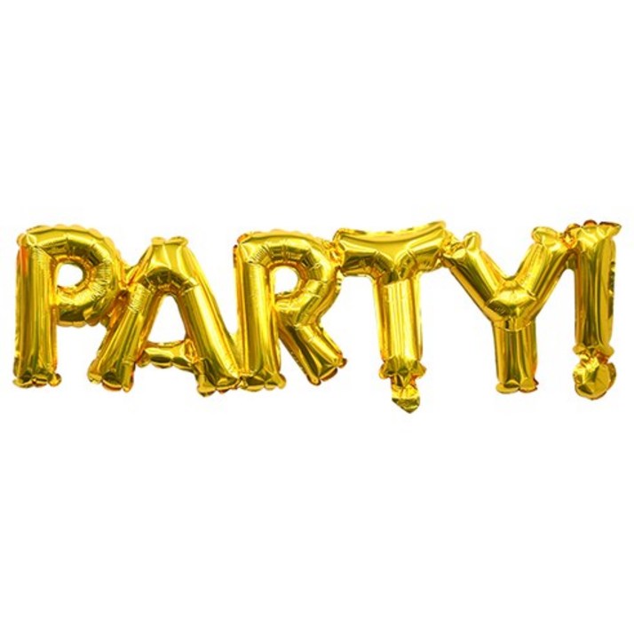 파티쇼 라지쉐잎파티골드ANN 은박헬륨풍선 알파벳 파티장식, 골드, 1개