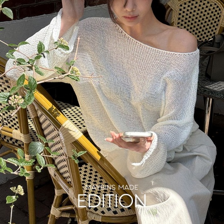 [메이빈스][무료배송/MADE]무잉 루즈핏 니트