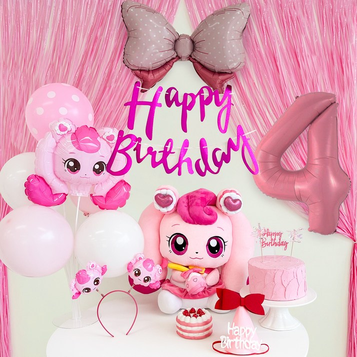메리파티 캐치티니핑 하츄핑 풍선 생일파티 올인원 세트