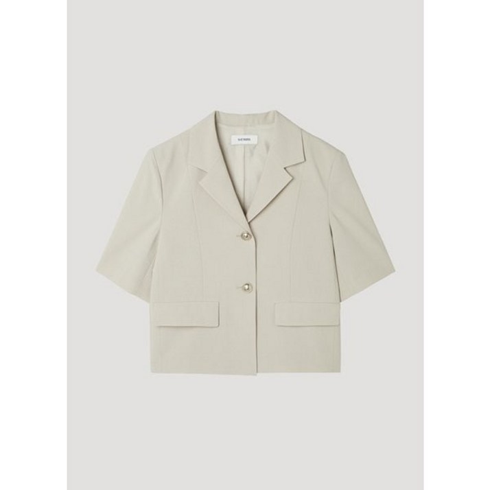 쉬즈미스 투 버튼 싱글 크롭 셋업 자켓_SWSJKP22090 2266674