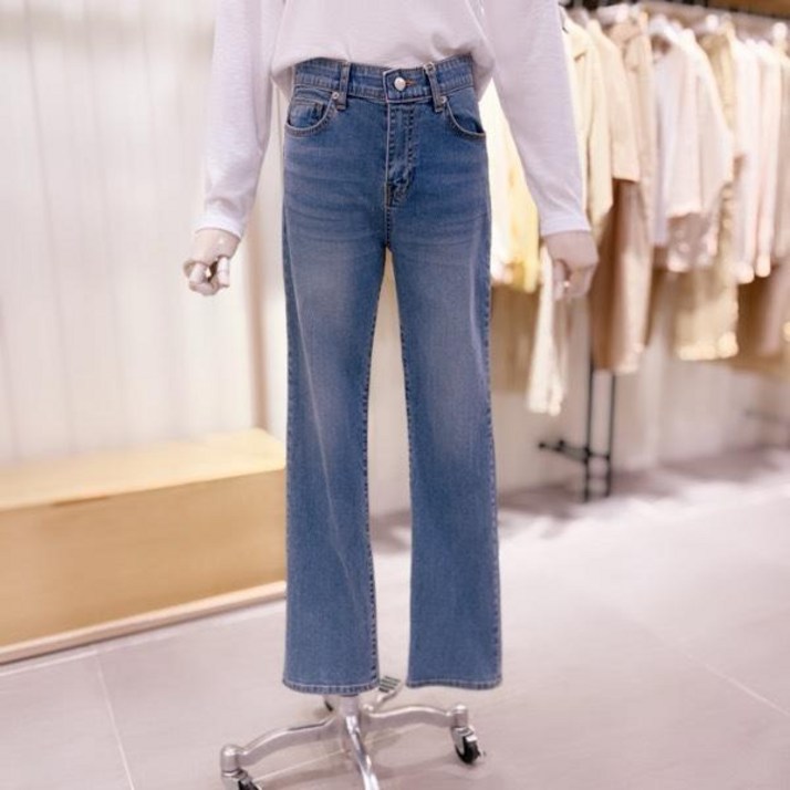 SK1DPF453중청 일자핏 속밴딩 데님팬츠 264694