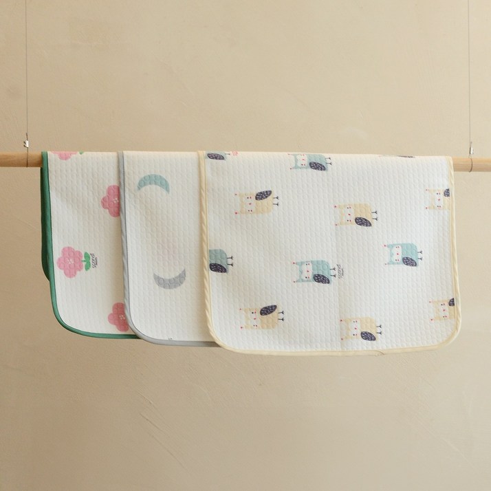 스칸디맘 오가닉 방수패드, 부엉이, 1개