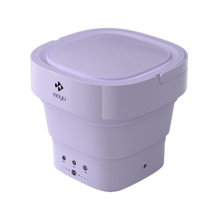 접이식 세탁기 속옷빨래 간이 미니 양말 이동식 기숙사 원룸 접힌 Xiaomi 소형 여행 자취생 아기, 보라색