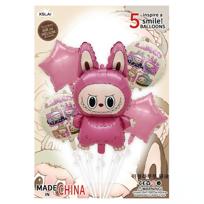 두근두근 라부부 생일 파티 이벤트 풍선 셋트