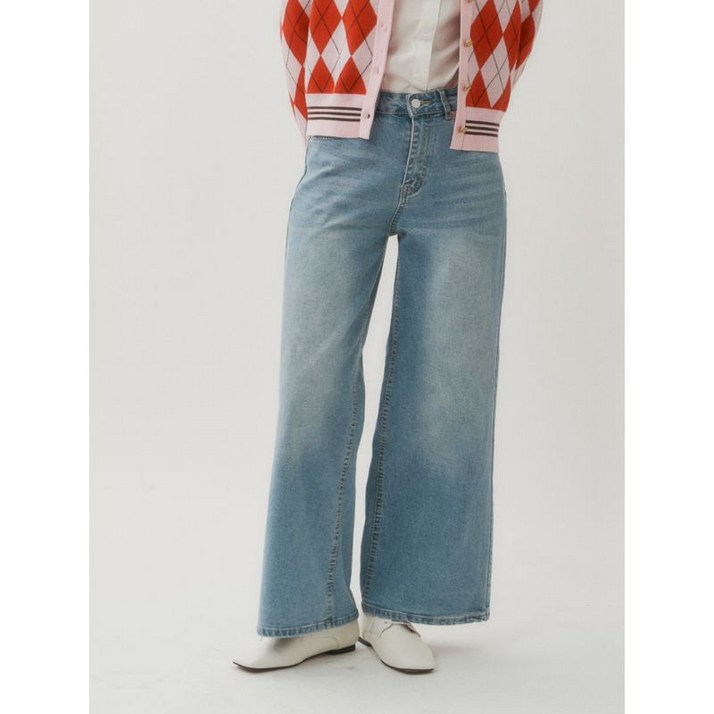 코인코즈 세미 와이드 데님 팬츠DJ5SL185 2348973