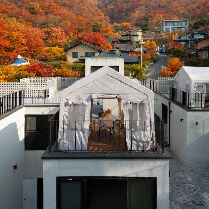 오드 몽골텐트 캐노피 옥스포드 대형천막 캠핑 장박 테라스 창고 가제보, 풀세트(창문형+모기장)