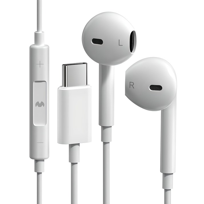 구스페리 스테레오 오픈형 유선 이어폰, ZR-M7 C타입, 화이트