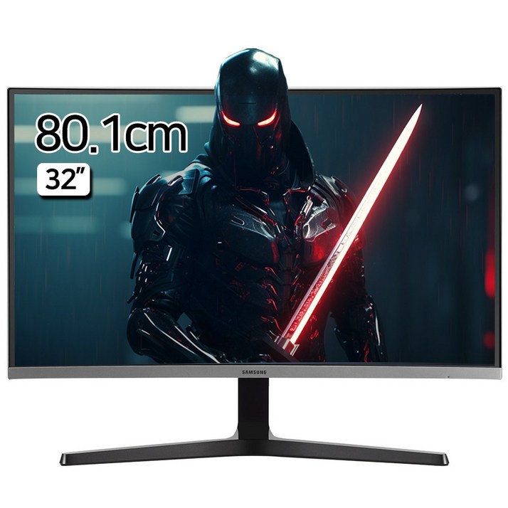 삼성전자 C32R500 80.1cm 32인치 1800R 커브드 모니터 플리커프리 블루라이트 차단 FreeSync, 80.1cm SAMSUNG C32R500, 80.1cm