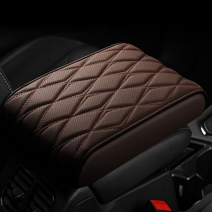 듀얼 다이아 패드 콘솔쿠션 팔걸이쿠션 3D 메모리폼 5CM 나파가죽 콘솔박스 팔꿈치 장거리 00768