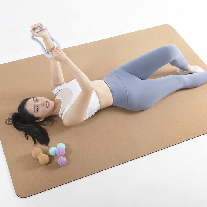 코르크 요가매트 초대형 자이언트매트 122cm 와이드 운동매트