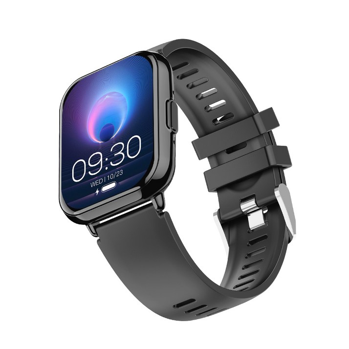 PEJE AI 질문응답 25나라 언어 실시간 번역 블루투스 통화 스마트워치, GPS + 블루투스, 4.6cm, 검정색