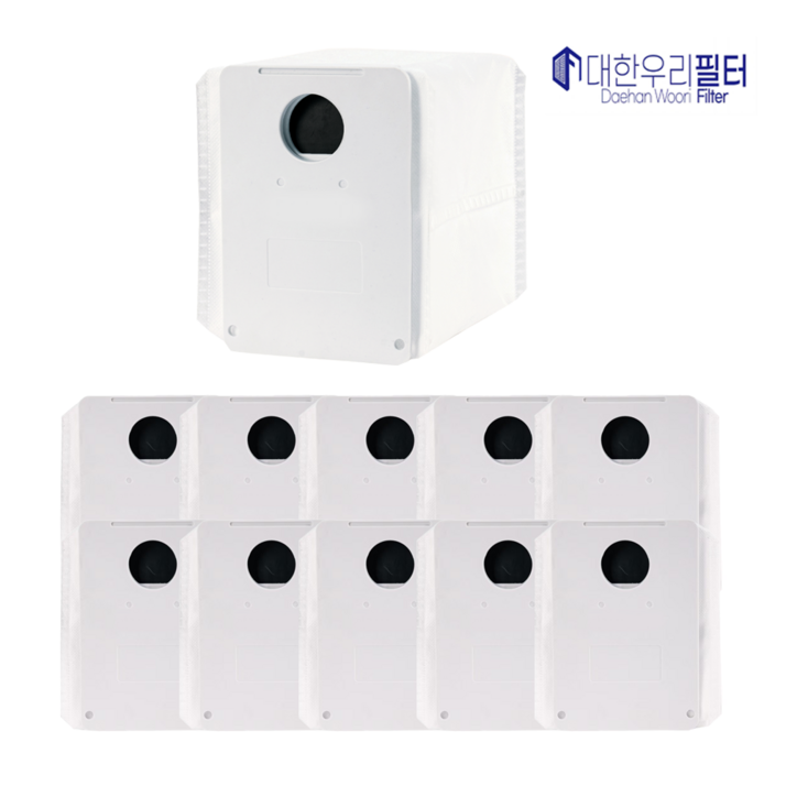 대한우리필터 LG 코드제로 R5 R9 먼지봉투 10EA, 10개, 수량