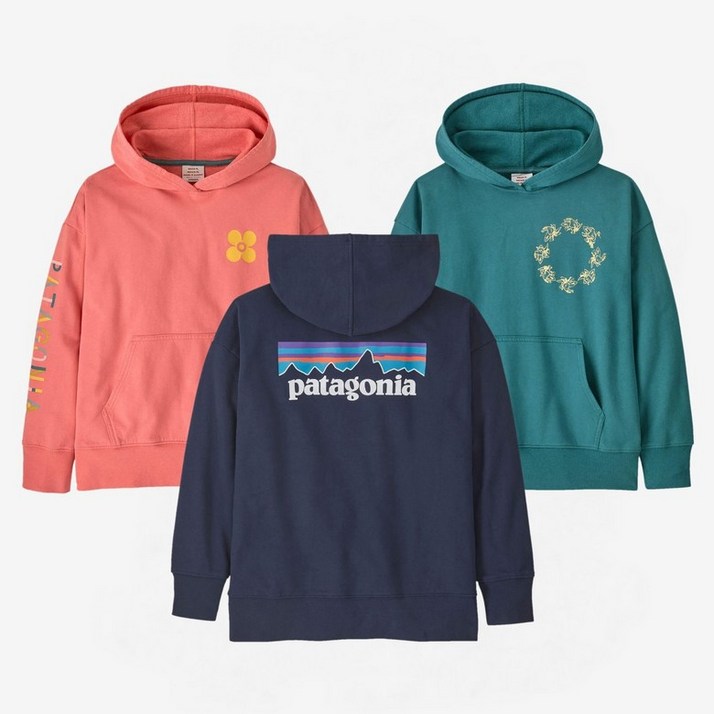 파타고니아키즈 남성 티셔츠 [파타고니아코리아] 25SS키즈 후디 스웨트셔츠(63045Q5) 긴팔 후드 집업