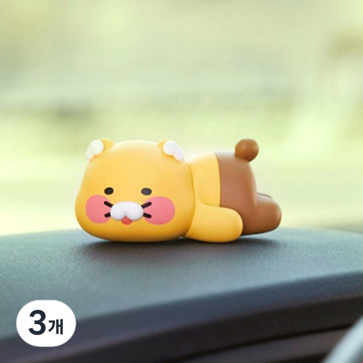 카카오프렌즈 차량용 방향제 DJ 춘식이 송풍구형 디퓨져 캐릭터 새차선물 귀여운차량용품