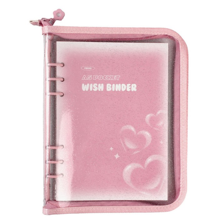 리코즈 A5 위시바인더 커버 다이어리 6공