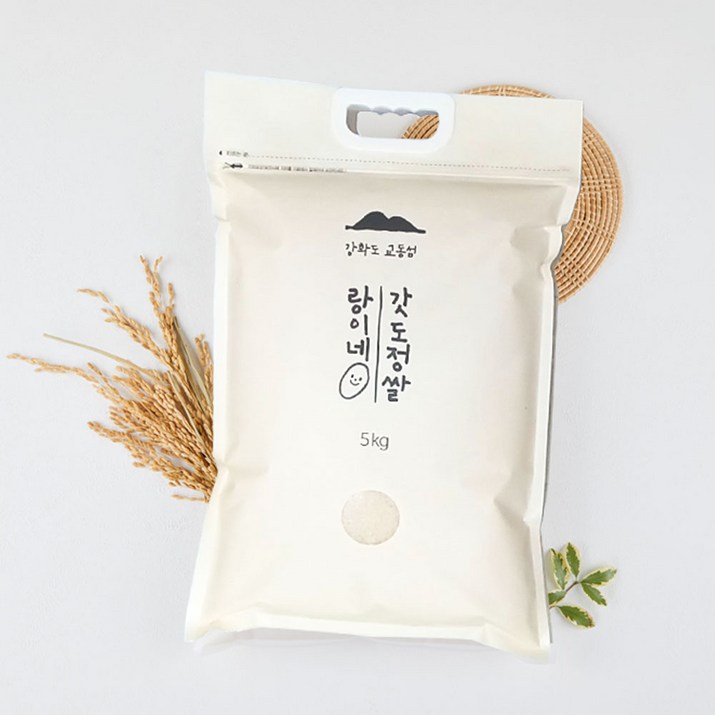 [7분도] 24년 햅쌀 강화섬쌀 5Kg / 매일 오전 도정하는 교동섬 랑이네 갓 도정쌀 / 100% 단일미 / 정미소 직판, 1개, 5kg, 상