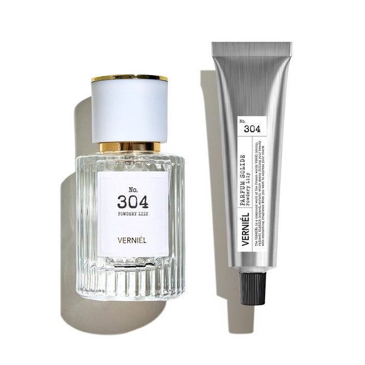 베르니엘 여성향수 파우더리 릴리 No.304 퍼퓸고체향수 세트, 1개, 65ml