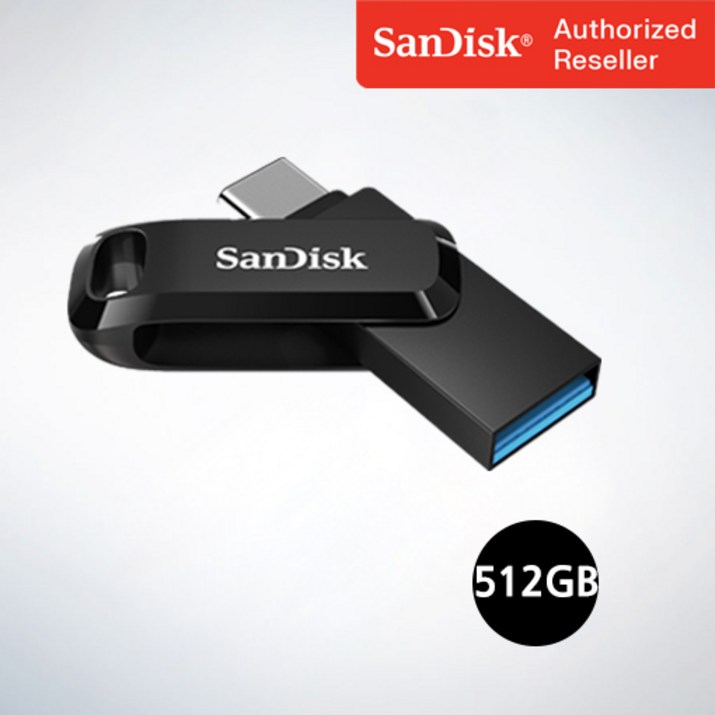 샌디스크 USB 메모리 Ultra Dual Go 울트라 듀얼 고 TypeC OTG USB 3.1 SDDDC3 512GB