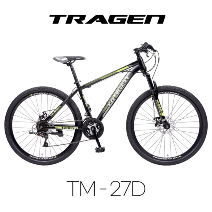 트라젠 TM-27D 디스크브레이크 앞서스펜션 하이텐강 자전거